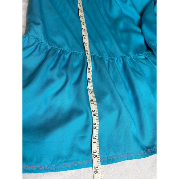 The Drop Britt Tiered Women's Blue Dress Size Large - Picture 9 of 9